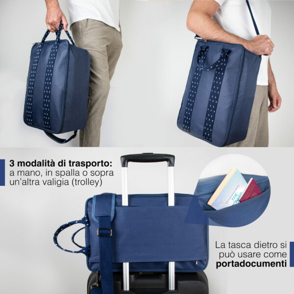 borsa sakura con 3 modalità di trasporto