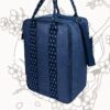 bagaglio a mano sakura versione borsa colore blu su sfondo fiori sakura